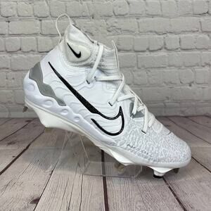 Nike Alpha Huarsche NXT White Baseball Metal Cleats